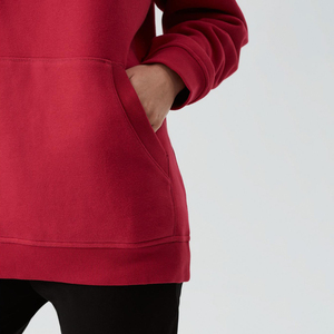 Pull à capuche personnalisé pour femmes, nouveauté, 100% coton, léger, manches complètes, brodé sur le devant, imprimé - Product Image 3