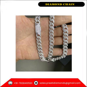 เครื่องประดับโซ่ประดับเพชรธรรมชาติแท้จากผู้ส่งออกอินเดีย - Product Image 3