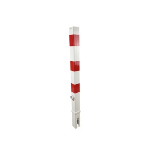 Palo di barriera -QUADRI- rimovibile con chiave triangolare, 900 mm sopra il suolo - Product Image 1
