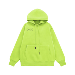 Precio de fábrica Mujeres Ropa deportiva Peso pesado Algodón French Terry Oversized Pullover Full Zip Hoodies Logotipo personalizado - Product Image 4