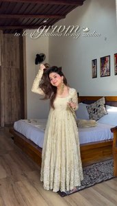 Nouvelle Arrivée 2026 – Tissu en Fausse Fourrure Couleur Personnalisée avec Broderie et Sequins pour Robe de Soirée / Salwar Kameez Stole Été - Product Image 5