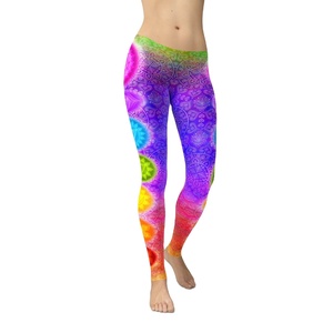 Collants OEM UPF 50 Protection solaire UV pour femmes, leggings personnalisés respirants, vente en gros - Product Image 1