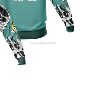 Sudadera con Capucha Personalizada con Estampado Puff para Hombre, Ropa Urbana, Felpa Gruesa de Algodón, Sudadera Holgada de Alta Calidad, Sudadera con Capucha Lisa OEM - Product Image 6