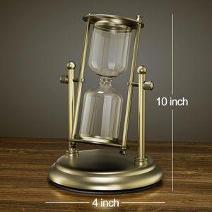 Antiek Messing 360 Roterende Diy Zandloper Lege Zandloper Vulbare Eenheid Zand Huwelijksceremonie <span class=keywords><strong>Set</strong></span> Slimme Bediening Grote Desktop - Product Image 2