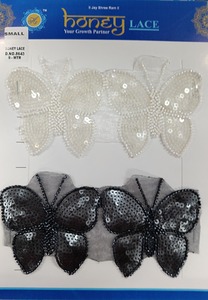 Encaje bordado floral colorido - Product Image 3