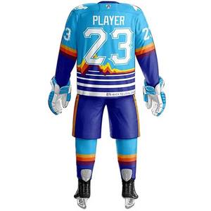 Uniforme de Hockey sobre Hielo Más Reciente y Más Vendido, con Logotipo Personalizado 100% Poliéster, para Uso Casual y Deportivo - Product Image 3