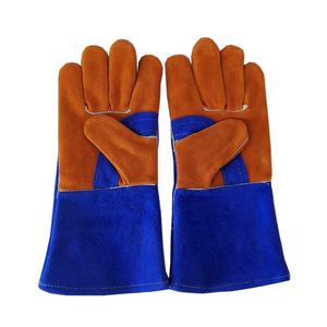 Guantes de Soldadura de Cuero 100% de Alta Calidad, Hechos a Medida, Transpirables, de Secado Rápido, Bajo MOQ, OEM, para Trabajo - Product Image 4