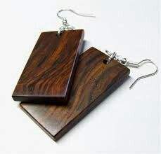 Venta al por mayor de joyería de moda multicolor marrón pendientes para Mujer Flor gota encanto resina pendientes de madera de STAR CRAFTS INDIA - Product Image 5