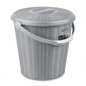 Stefanplast ELEGANCE 10Lt Pedal Bin Grey 29608 Stylish Steam <b>Mop</b> Cleaner Bin - Product Image 2