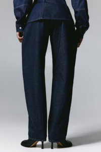 Venta caliente de cintura alta pantalones de pierna recta sueltos al por mayor Casual Washed Long Jeans para mujeres Street Style - Product Image 3