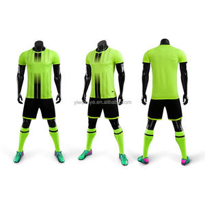 Ensemble de maillots de football pour adultes, respirant, séchage rapide, haute qualité, 100% polyester, personnalisable - Product Image 3