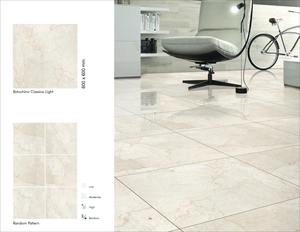 Carreaux de sol en porcelaine émaillée naturelle Brecia pour salon indien prix bon marché 600x600mm 2x2 carreaux 24x24 polis Vistaar - Product Image 5