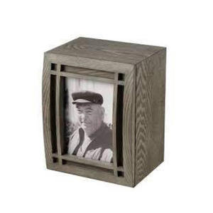 โกศใส่ศพทำจากไม้สไตล์อเมริกันสมัยใหม่พร้อมโลโก้ตามสั่งสำหรับผู้ใหญ่ชายหญิง - Product Image 4