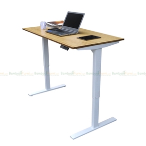 FlexiBamboo FB002 Height Adjustable <b>Table</b> 120x60cm <b>Bamboo</b> Material - Product Image 6