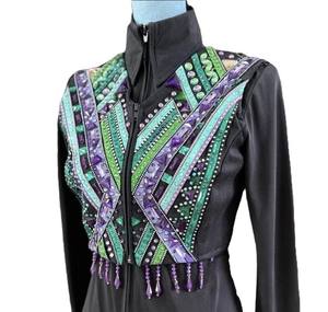 Premium Elegant Stylish Equestrian Jacket with Zipper Closure Breathable ODM Supply for Western Horse Riding <b>Blouse</b> - Product Image 2