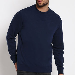 Nuevo último estilo hombres sudaderas de alta resistencia tamaño personalizado Color sólido básico algodón mezclado mejor diseño hombres sudaderas con capucha - Product Image 6