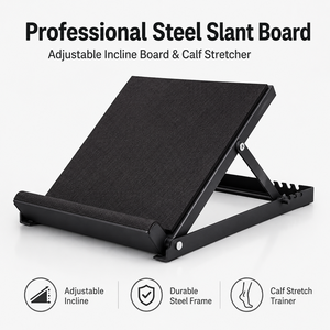 BNcompany Professional Steel Slant Board Adjustable Incline Board and Calf Stretcher Durable Gym <strong>Trainer</strong> for Calf <strong>Stretching</strong> - Product Image 2