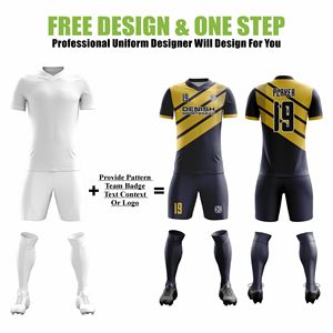 Uniforme de Fútbol de Poliéster Transpirable de Secado Rápido de Alta Calidad, Jersey de Fútbol Personalizado con Estampado, Uniforme de Equipo Sublimado al por Mayor - Product Image 2