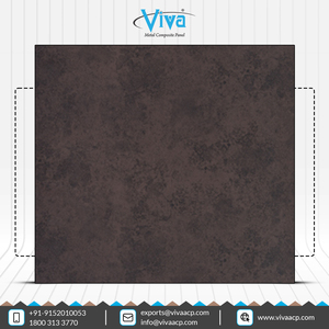 แผงอลูมิเนียมคอมโพสิตขนาด3มม. 4มม. แผงอลูมิเนียมคอมโพสิต VA สีน้ำตาล9015 - Product Image 3