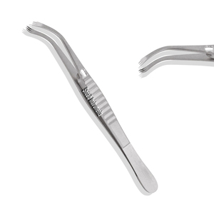 Herramientas ortopédicas veterinarias manuales, fórceps de tejido de zorro de 15cm, 3x3 dientes, fórceps vasculares de disección quirúrgica Dental de bloqueo Curvo - Product Image 1