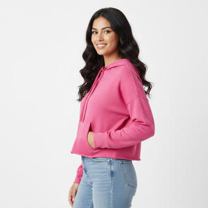 Sudadera con capucha gráfica de Invierno para mujer OEM proveedor al por mayor de fábrica ropa de calle personalizada moda informal impresa - Product Image 3