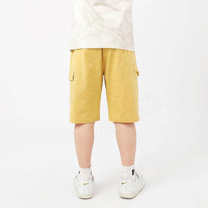 กางเกงขาสั้นคาร์โก้ผ้าฝ้าย100% สำหรับผู้ชายกางเกงขาสั้นสำหรับวิ่งชายหาดออกกำลังกายลำลองระบายอากาศได้ดีแนวสตรีทตาข่ายสีทึบดีไซน์6XL - Product Image 5