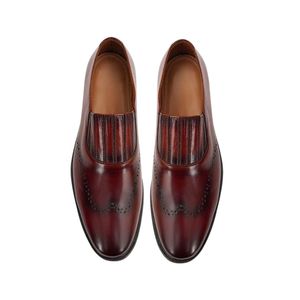 Low MOQ Genuine Leather Men Loafer Shoes Stylish Durable <b>Sole</b> Comfortable Office Wear Formal Executive Premium Dress Shoes - Product Image 3