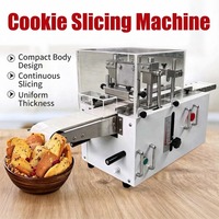 Trancheuse à biscuits commerciale multifonctionnelle, machine à couper les biscuits, les gâteaux de riz Ejiao, le chocolat, trancheuse entièrement automatique