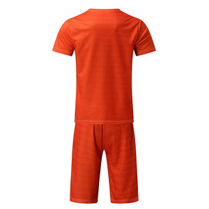 ชุดกางเกงขาสั้นสองชิ้นแฟชั่นสำหรับผู้ชายมาใหม่ชุดกางเกงขาสั้นสำหรับฤดูร้อนใส่ได้ทั้งชายและหญิงโลโก้แบบออกแบบได้ตามต้องการ - Product Image 6