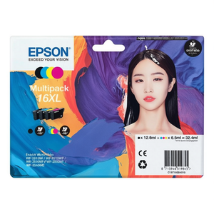 Durabrite Multipack T16 XL C13T16364020 Série pour ensemble de cartouches d'encre pour imprimantes à jet d'encre et à stylo - Product Image 2