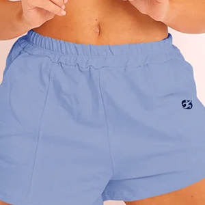 2025 Fashionable <b>Women's</b> 100% Cotton Solid Lace up Hooded Hoodie & Casual Shorts Sets <b>for</b> Custom Your Own Brand Logo - Product Image 5