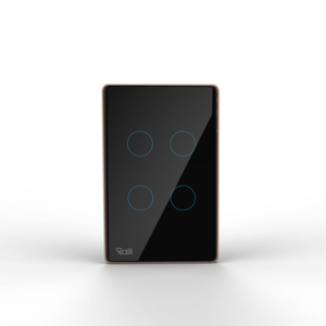 Conexión BLE Interruptor de pared táctil de cuatro botones con carcasa de plástico ABS para aplicaciones de oficina en casa - Product Image 1