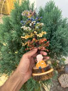 Artisanat artistique 7 cristaux décoratifs de pièce maîtresse d'arbre de chakra - Product Image 3