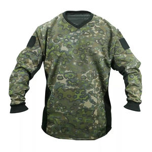 Calidad Premium Compre 2024 Nuevo Totalmente personalizado La mayoría de las ofertas intermitentes en hombres sublimados Paintball jerseys - Product Image 4