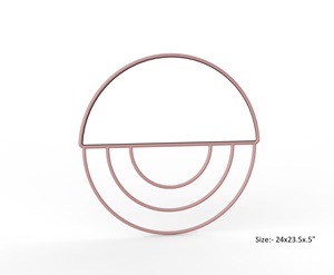 Espejo de pared de metal con acabado metálico oscuro que complementa varios estilos de decoración elegante industrial minimalista moderno - Product Image 5