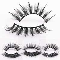 Pestañas Spikes Lashes de Aspecto Natural, Pestañas de Visón Sintético Hechas a Mano, 3D Multicapa, Libres de Crueldad Animal, Reutilizables