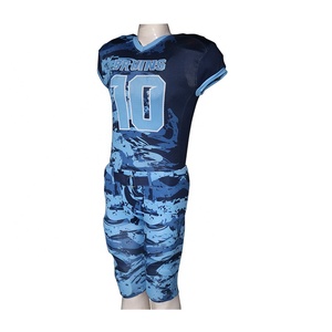 Uniforme de Fútbol Americano Transpirable y Fácil de Usar, Ropa de Equipo, Sublimación, Talla Grande, Servicio OEM, Manga Corta, Estampado - Product Image 6
