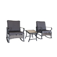 Ensemble de mobilier de bistrot extérieur commercial pour cafés, restaurants, hôtels, jardins et projets de complexes hôteliers