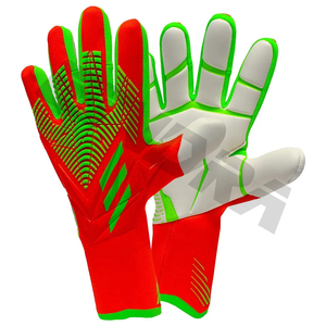 Gants de gardien de but de Football professionnel pour le Football Orange vert unisexe OEM Logo personnalisé de l'entreprise Protection d'emballage des doigts - Product Image 6