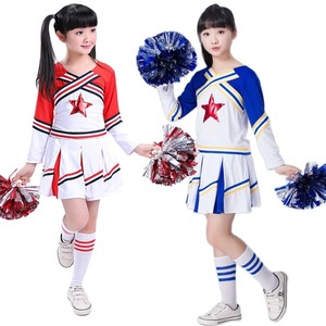 Disfraz rojo de porristas para niñas, competición infantil, animadora, grupo de animadoras, uniforme escolar, disfraces de baile - Product Image 2