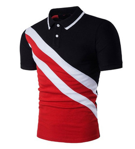 Polo respirant sur mesure pour hommes, style pakistanais à la mode avec revers rayé, t-shirt polo solide de fournisseur d'usine - Product Image 3
