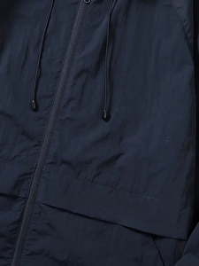 Veste coupe-vent pour homme de haute qualité 100% - Vêtement de rue d'hiver - Capuche - Imperméable - Antibactérien - Séchage rapide - Couleur et logo personnalisables - Product Image 4