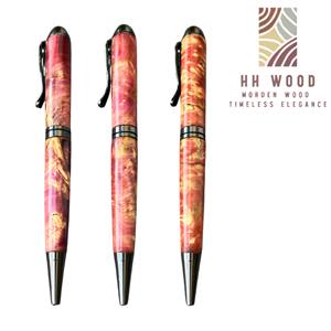 Aquamarine Collection Luxury Executive Ballpoint <b>Pen</b> Handcrafted With Burl Stabilized Wood 0.7mm Writing Width Executive <b>Gift</b> - Product Image 5