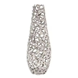 Florero de mesa y suelo, último florero decorativo para decoración del hogar, nuevo jarrón de aluminio de alta calidad - Product Image 1