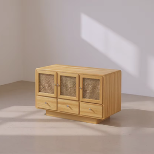 Solid Teak Wood Midcentury Design Indonesia Made <b>Sideboard</b> <b>for</b> Home Hotel & Kitchen Furniture - Product Image 1