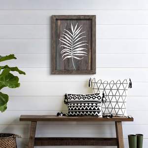 <b>Wooden</b> Plant Wall Art Print Nature Inspired Botanical <b>Wooden</b> Wall Decor - Product Image 2