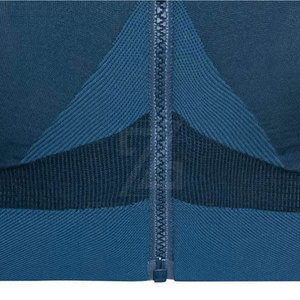 Women's Breathable Sports <b>Bra</b> with Removable Pads Adjustable <b>Straps</b> Front Logo High for Support for Gym Yoga Outdoor Workouts - Product Image 3