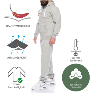 Conjunto Deportivo de Invierno para Hombre HAND MARICLES, Sudadera con Capucha de Algodón Grueso, Estilo Urbano, Cómodo y Elegante - Product Image 2