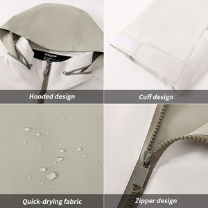 Ropa de calle de primavera personalizada, jersey con cremallera de cuarto de hombro caído, Anorak a cuadros de nailon a cuadros, rompevientos, sudaderas con capucha, chaqueta para hombre - Product Image 6