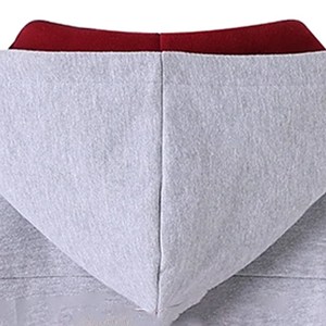 Winter for A&M Neutral Hockey Hoodie Unisex Heavy <b>Fleece</b> Lace-Up V-Neck Pullover 100% Organic Cotton Maroon <b>Grey</b> Athletic - Product Image 3